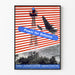 Vintage plakat Power for Defense - Militær og patriotisk vægdekoration