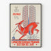 Vintage plakat fra den polske generelle udstilling Kunst Poznań 1929