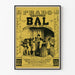 Vintage plakat Bal Prado retro vægdekoration