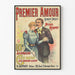 Vintage plakat Premier Amour - Romantisk vægdekoration