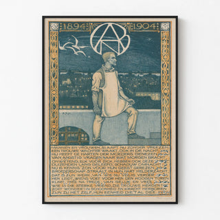 prent-ter-gelegenheid-van-het-tienjarig-jubileum-van-de-algemene-nederlandse-diamantbewerkersbond-in-1904