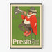 Vintage plakat Presto Phonogramm GmbH Berlin vægdekoration