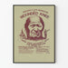 Vintage plakat Solidaritet med indianerstammer Wounded Knee