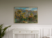 Reproduktion af maleriet Landskabsmaleri med mimoser - Pierre-Auguste Renoir