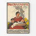 Vintage plakat for Pro Juventute 1922 - Schweizisk samling til beskyttelse af mødre og børn