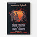 Vintage plakat af den store franske families udstilling