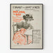 Vintage plakat Cabaret des Quat'Z'Arts - For at få lyd, 1896