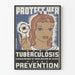 Vintage plakat Forebyggelse af tuberkulose - Sundhedspleje vægdekoration