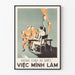 Vintage plakat om militær fortrolighedsbevidsthed