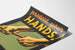 Vintage plakat Protect Your Hands til industriel vægdekoration