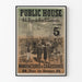 Vintage plakat Public House 48 Rue du Four St Germain