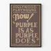 Vintage plakat lilla er, som lilla er, Hollywood Playhouse