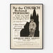 Vintage plakat om krig og spiritualitet - American Bible Society