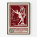 Plakat Bal af 4 Z'Arts 1923 Bacchanale i Pompeji - Vintage vægdekoration