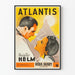 Vintage Atlantis plakat - Dekorativ retro plakat