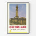 Vintage plakat Queensland Sunshine State Australien
