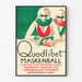 Plakat Quodlibet Maskenball Casino Basel vægdekoration vintage