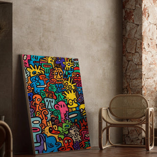 Pop Art plakat - Univers des Figures