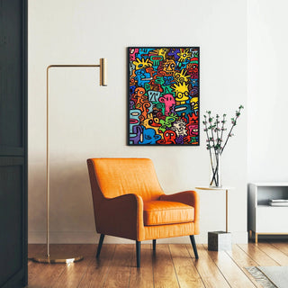 Pop Art plakat - Univers des Figures
