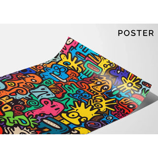 Pop Art plakat - Univers des Figures