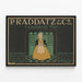 Plakat Vintage P. Raddatz & Co GmbH - Retro Køkken Vægdekoration — indrammet kunstværk på væggen