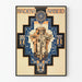 Art Deco plakat Raden Van Arbeid med stiliseret bueskytte