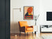 Vintage plakat af Lilor benzinradiator