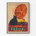 Vintage plakat af Lilor benzinradiator