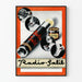 Vintage plakat Radio Salil - retro vægdekoration apotek