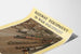 Vintage vægplakat 'Jernbanemateriel er krigsmateriel' til industriel dekoration
