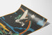 Vintage plakat Hindernis Regnbue med fly og regnbue