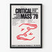 Vintage plakat Critical Mass '78 - energibegivenhed med sikkerhed