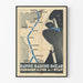 Vintage plakat af Rapide Manche-Océan Statens Jernbaner