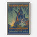 Vintage plakat af Midnight Sun-krydstogt af Raymond Whitcomb
