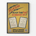 Vintage plakat Teater Hollywood Playhouse Klar Sigte Skyd Fire