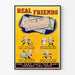 Vintage plakat Real Friends - Canadas krigsopsparing