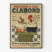 Vintage plakat Gasblus Clamond Fransk Selskab for Varme og Lys