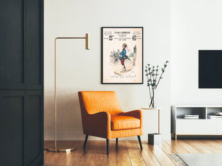 Vintage plakat Plan-Commode Paris 1889 til vægdekoration