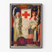 Vintage plakat Røde Kors juleopkald december 1918