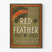 Vintage plakat af Opéra comique Red Feather