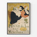 Vintage plakat 'Reine de Joie' af Victor Joze til vægdekoration