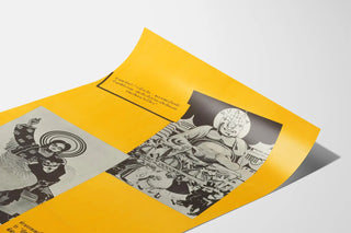 Vintage dekorativ plakat om religiøs undertrykkelse