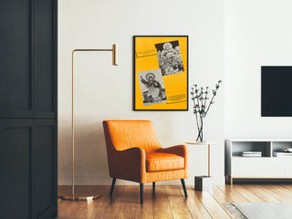 Vintage dekorativ plakat om religiøs undertrykkelse