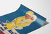 Vintage plakat af Persil baby og mor om vinteren