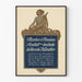 Vintage tysk plakat for kunstnere, malere og billedhuggere