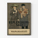 Vintage plakat Wanamaker's genopfyldningsudsalg