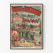 Vintage plakat af Restaurant des Bosquets du Vieux Montmartre – Retro vægdekoration
