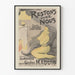 Vintage plakat Restons Chez Nous - Nostalgisk vægdekoration