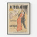 Vintage plakat Tilbage til reden - Retro vægdekoration