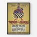 Vintage teaterplakat Mød chefen Oprør blandt bæverne